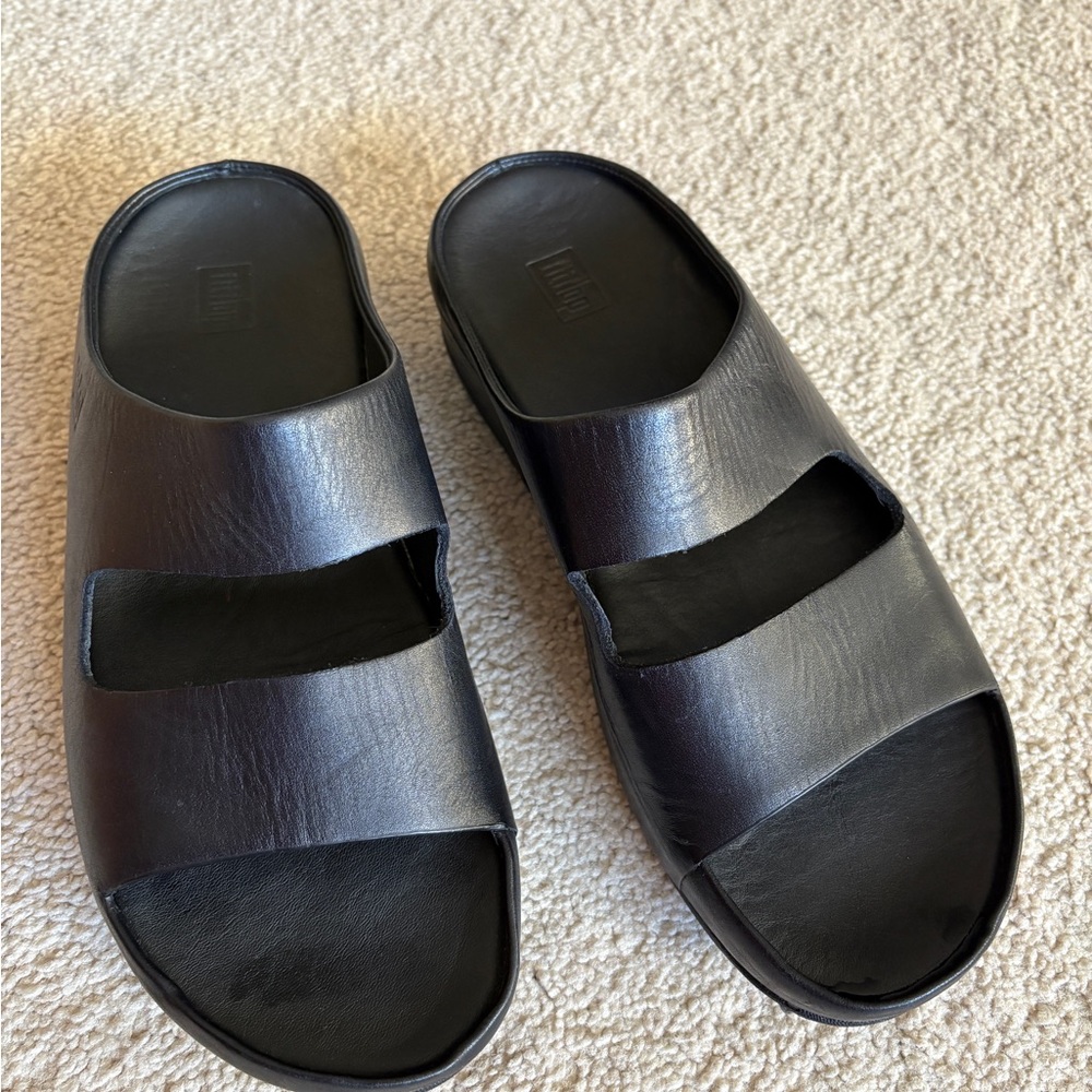 Fitflop Black Sandal, size 8, like new